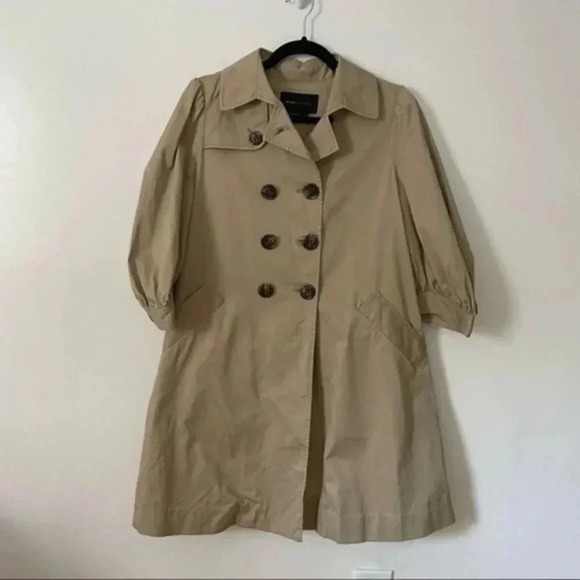 BCBG MAXAZRIA Alexandra trench coat Size small - Picture 2 of 9